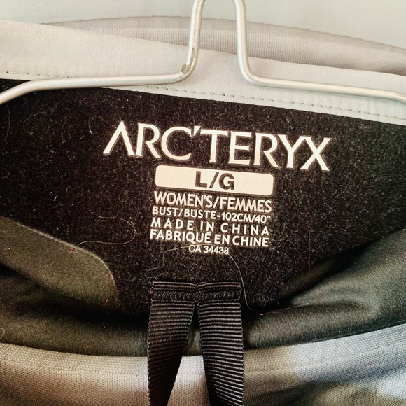 Arc’teryx Light Gray Hooded Jacket winter coat - Picture 3 of 16